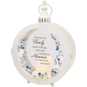 "Love of Family" Round Memorial Lantern