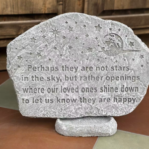 "Perhaps They Are Not Stars" Memorial Stone