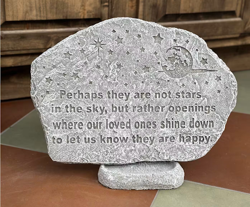 “Perhaps They Are Not Stars” Memorial Stone