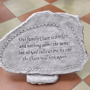 "Family Chain" Memorial Stone