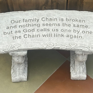 "Family Chain" Memorial Bench