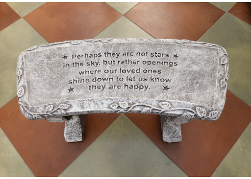 “Perhaps They Are Not Stars” Memorial Bench